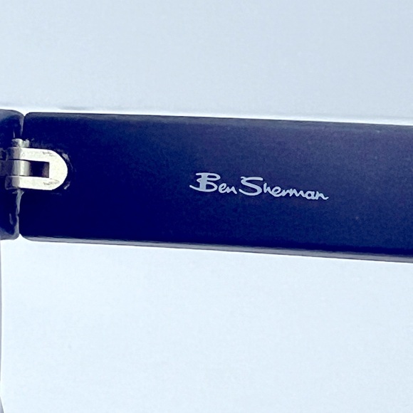 BEN SHERMAN, UNISEX POLARIZED NAVY FRAME WITH BLUE LENSES, 100% UV PROTECTION - Picture 12 of 16